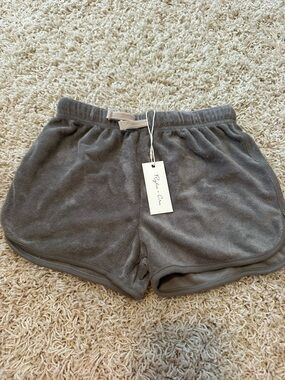 Rylee + Cru Gray Terry Shorts for Kids